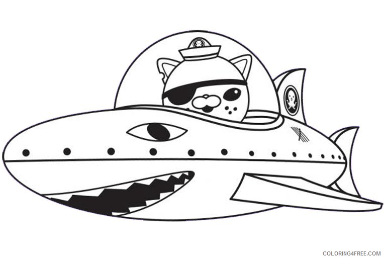 octonauts coloring pages kwazii cat Coloring4free