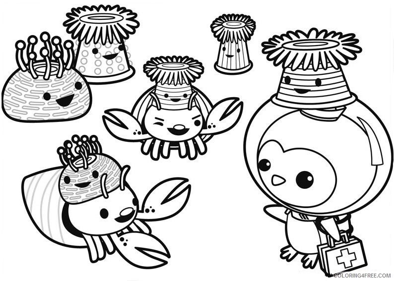 octonauts coloring pages printable free Coloring4free