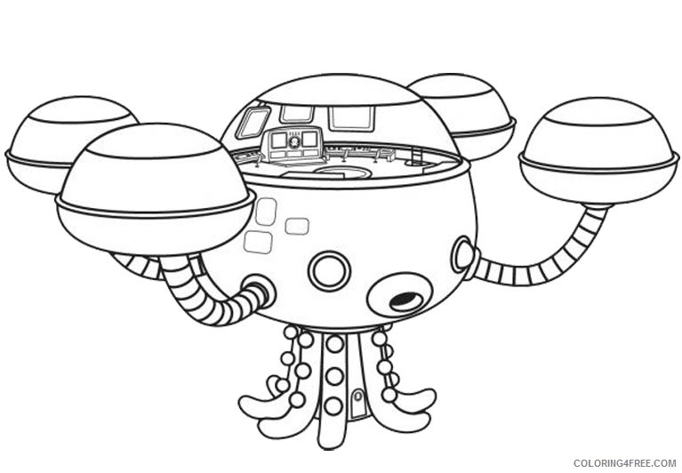octonauts coloring pages ship Coloring4free