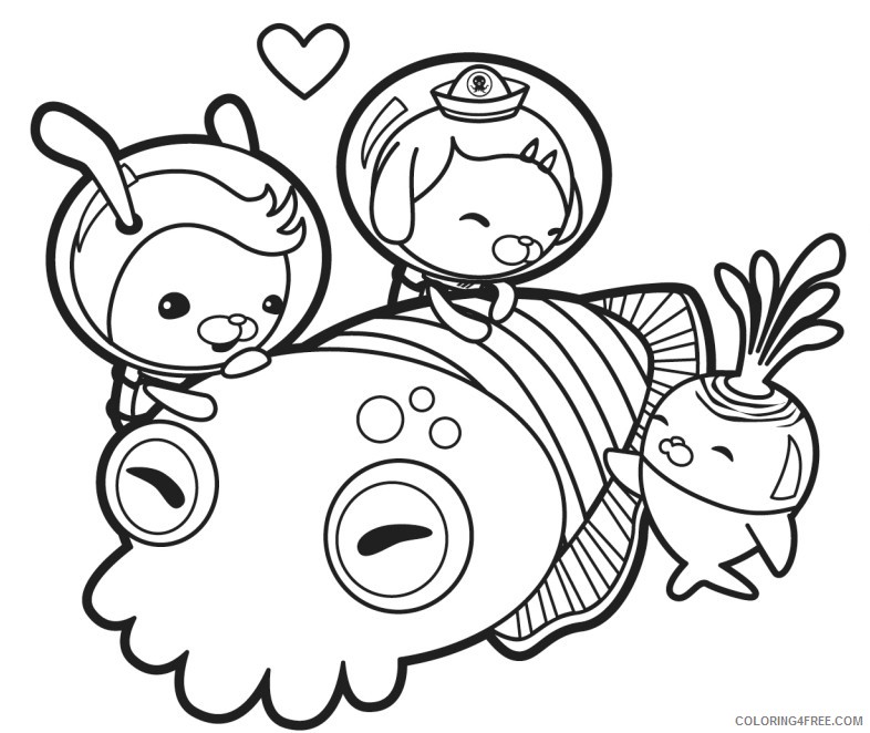 octonauts coloring pages to print Coloring4free