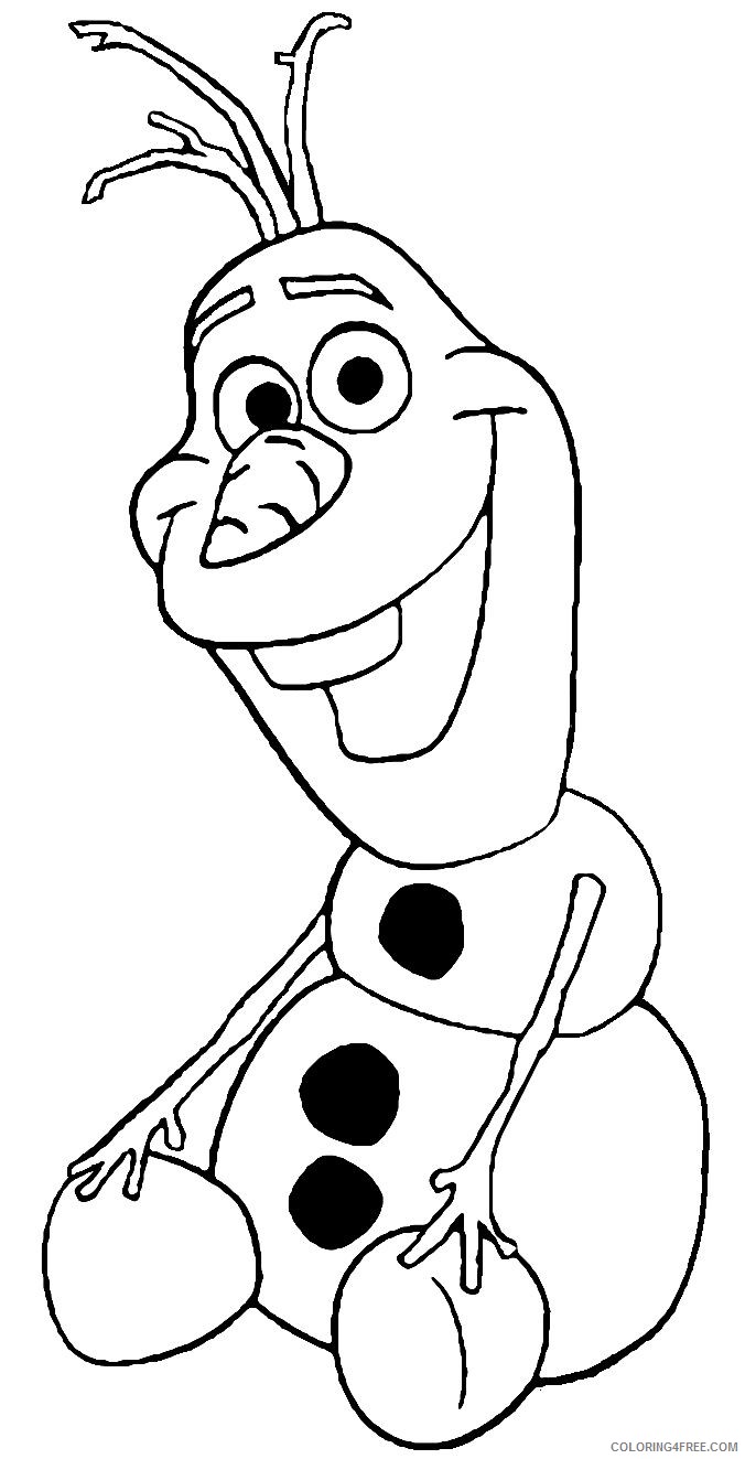 olaf sit down coloring pages Coloring4free