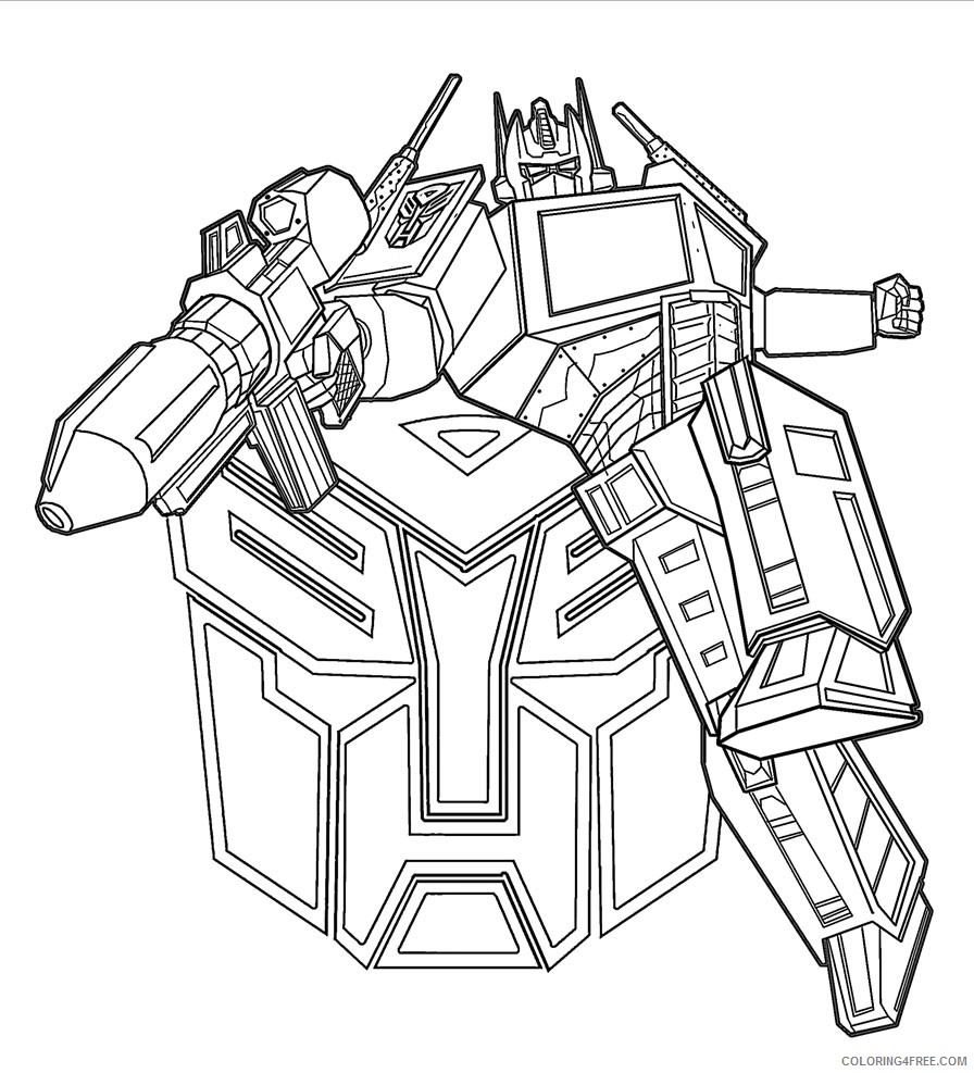 optimus prime coloring pages autobots Coloring4free