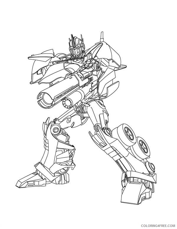 optimus prime coloring pages for boys Coloring4free