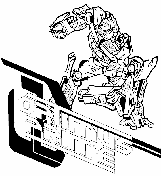 optimus prime transformers coloring pages Coloring4free