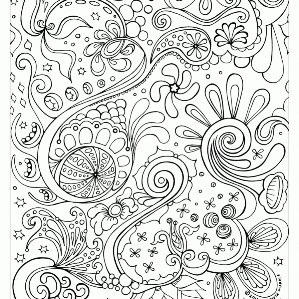 paisley design coloring pages to print Coloring4free