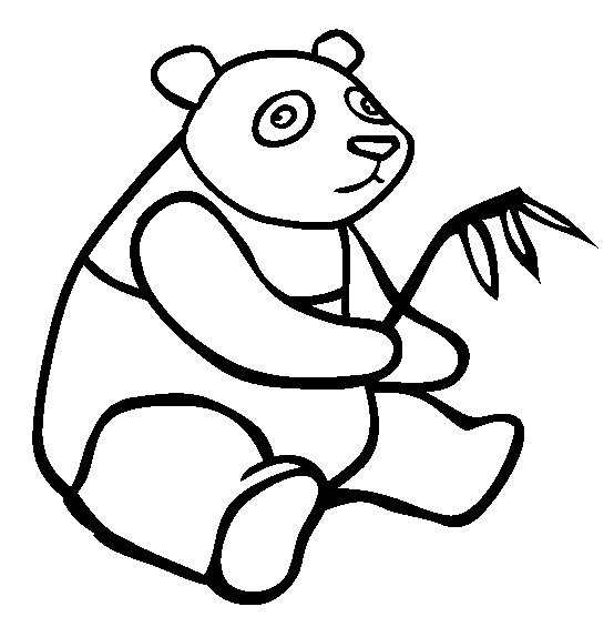 panda coloring pages for toddler Coloring4free