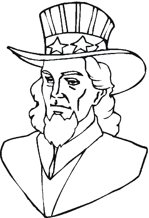 patriotic coloring pages abraham lincoln Coloring4free