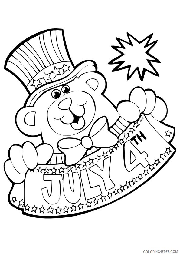 patriotic coloring pages for kids Coloring4free