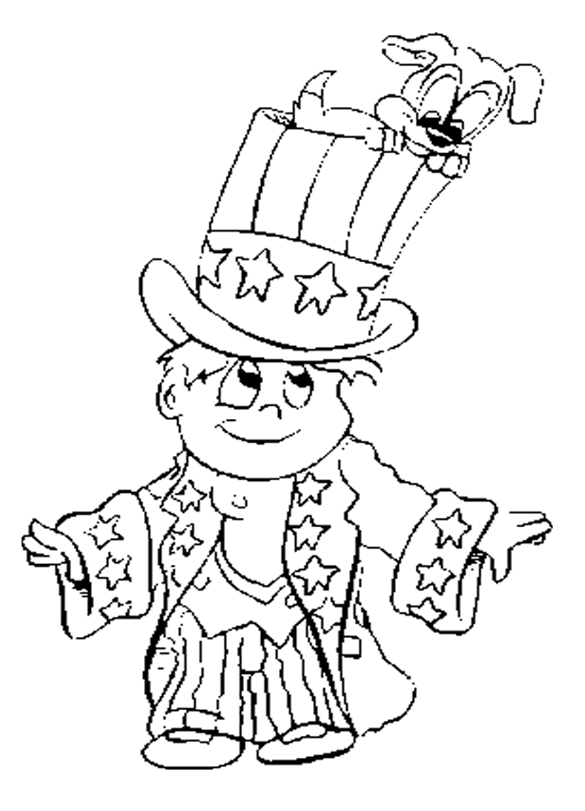 patriotic kids coloring pages Coloring4free