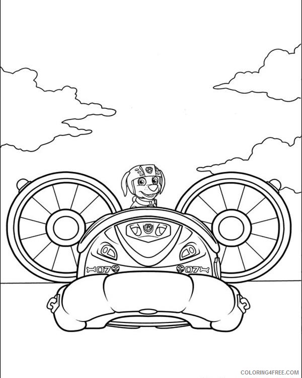 paw patrol coloring pages zuma vehicle Coloring4free