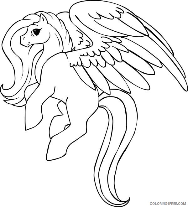 pegasus coloring pages for kids Coloring4free