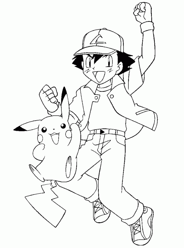 pikachu coloring pages free to print Coloring4free