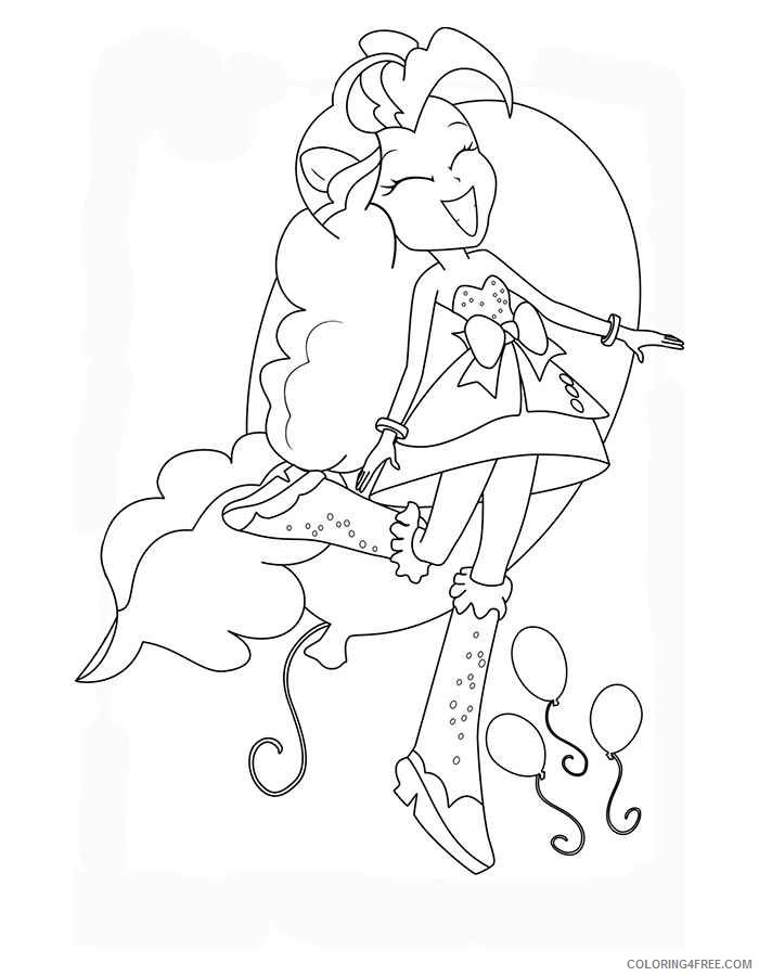 pinkie pie equestria girls coloring pages Coloring4free