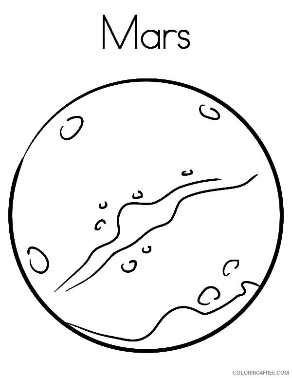 planet coloring pages mars Coloring4free