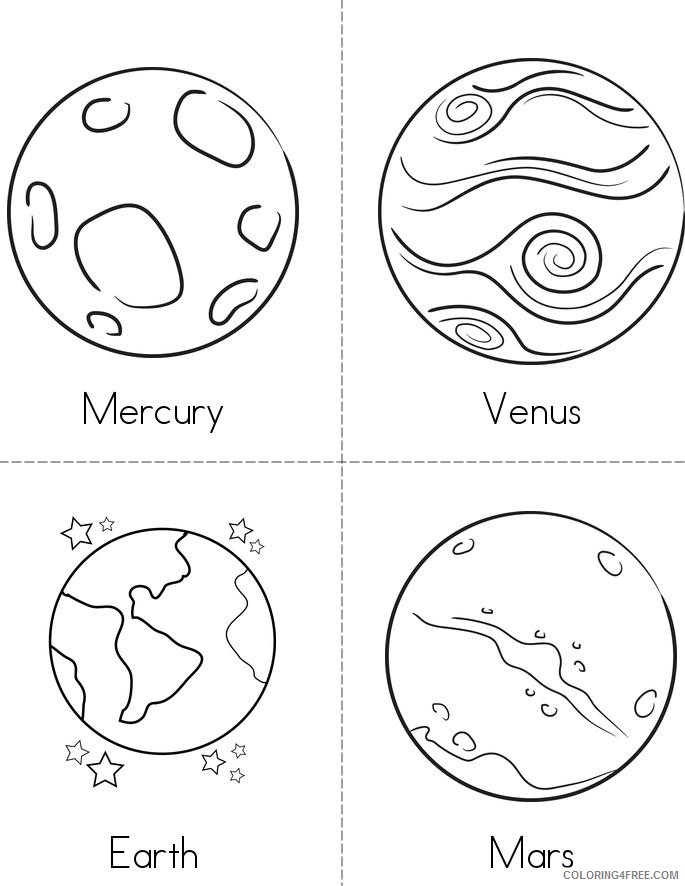 planet coloring pages mercury venus earth mars Coloring4free