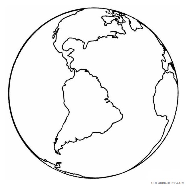 planet earth coloring pages printable Coloring4free