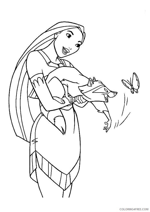 pocahontas coloring pages printable Coloring4free