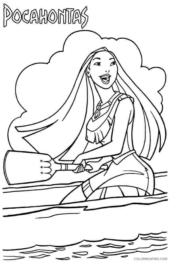 pocahontas coloring pages to print Coloring4free