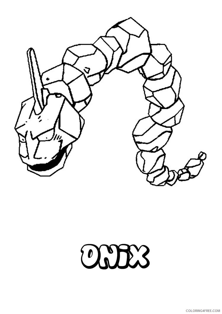 pokemon coloring pages with names Coloring4free