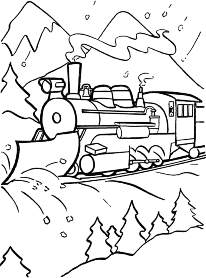 polar express coloring pages free Coloring4free
