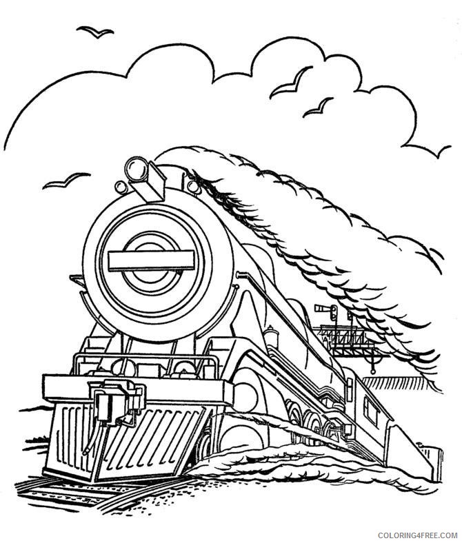 polar express train coloring pages Coloring4free