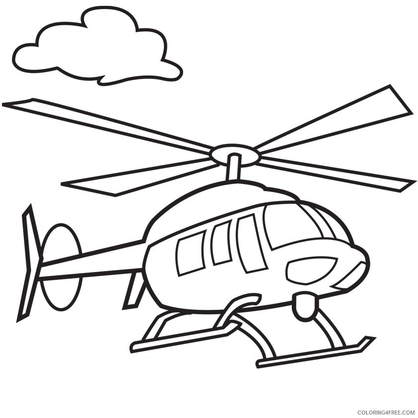 police helicopter coloring pages Coloring4free