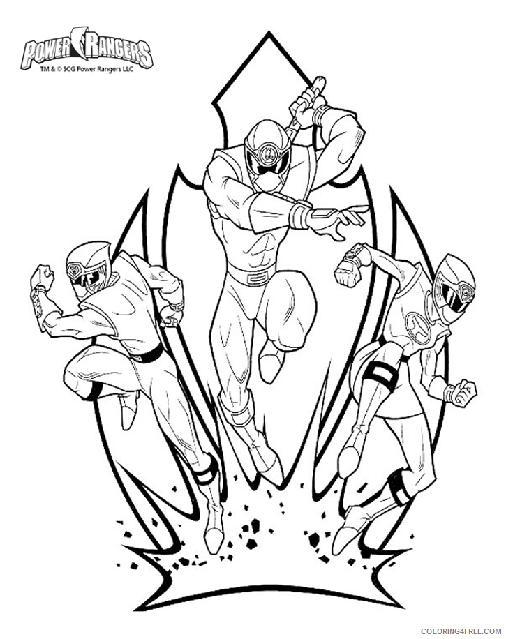 power ranger coloring pages for boys Coloring4free