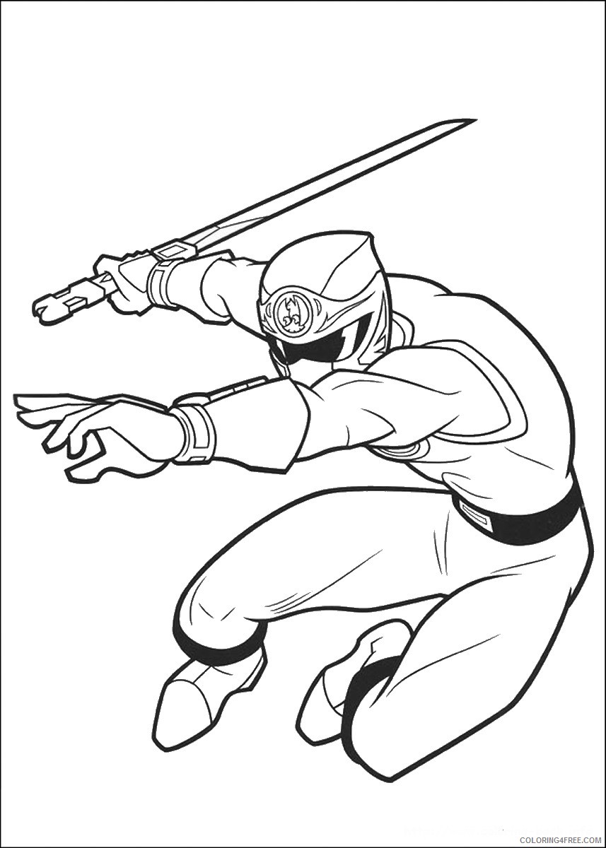 power ranger coloring pages for kids Coloring4free