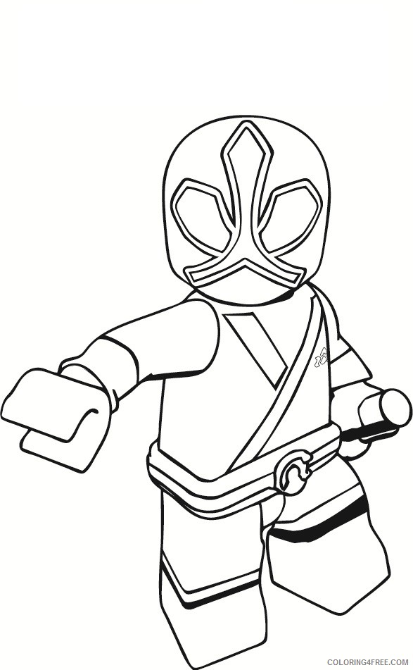 power ranger coloring pages lego Coloring4free