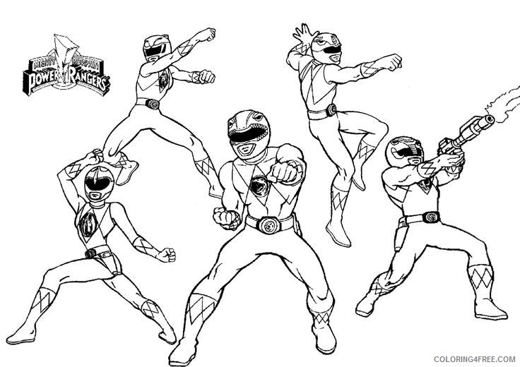 power ranger coloring pages printable Coloring4free
