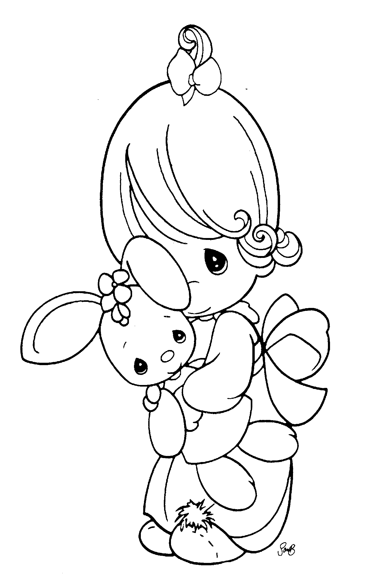 precious moments coloring pages to print Coloring4free