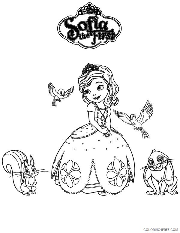 princess sofia and friends coloring pages Coloring4free