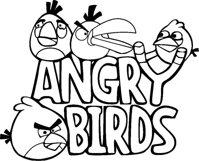 printable angry birds coloring pages Coloring4free