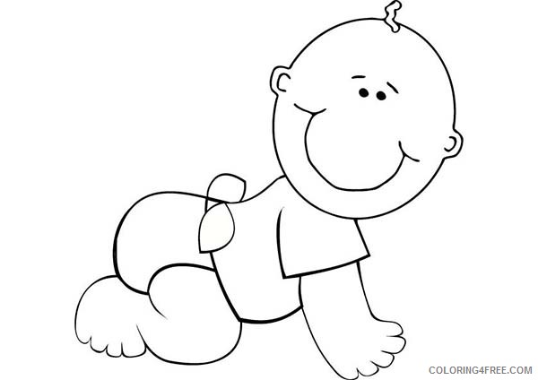 printable baby coloring pages for kids Coloring4free