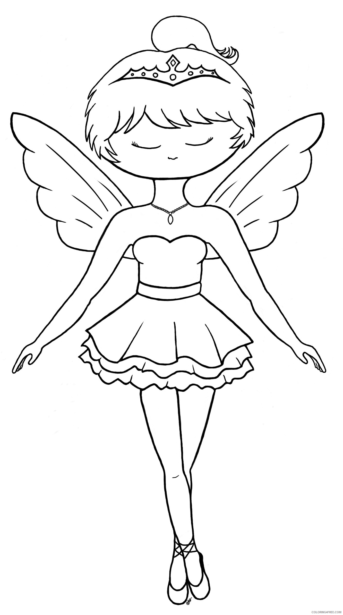 printable ballerina coloring pages for kids Coloring4free