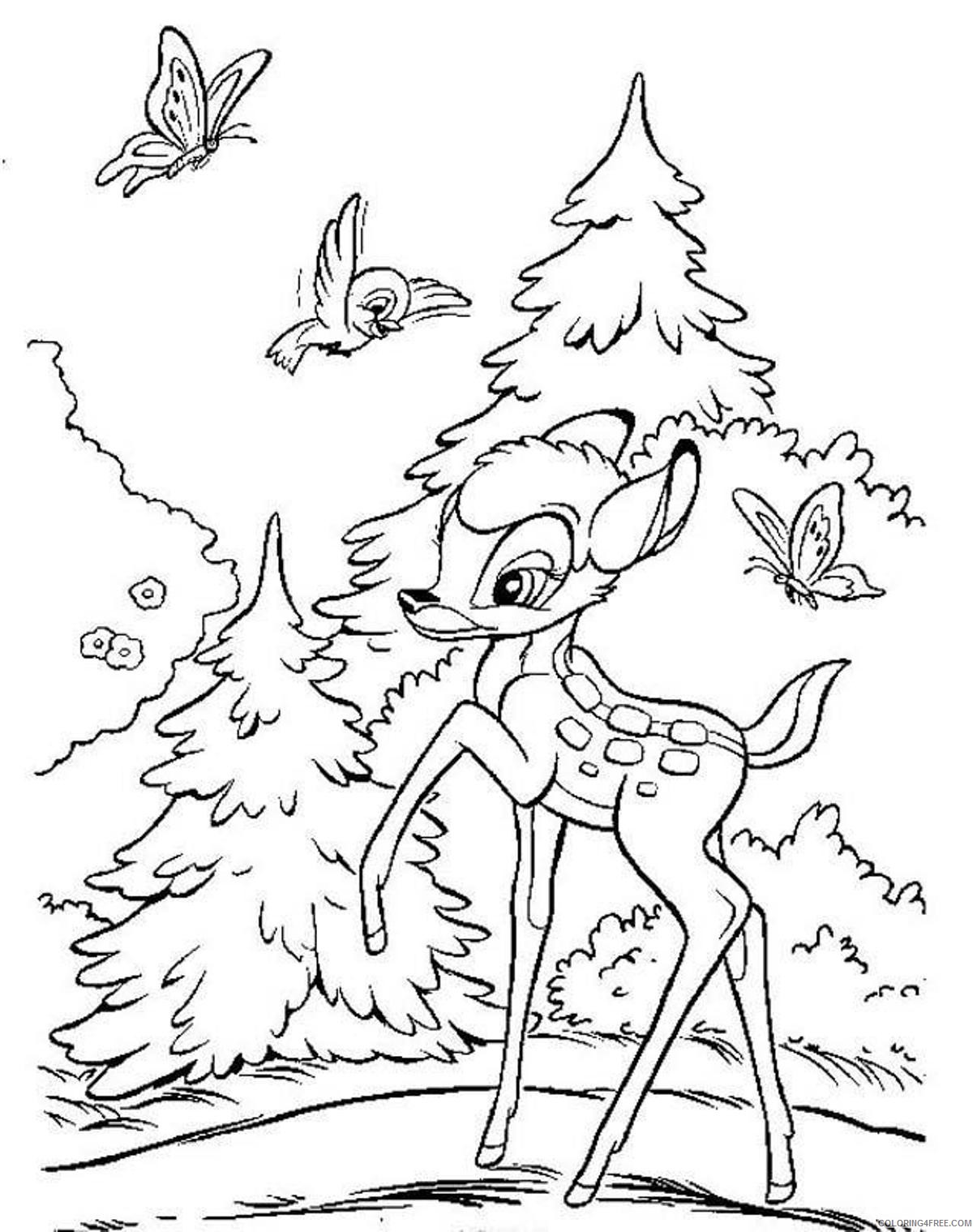 printable bambi coloring pages Coloring4free