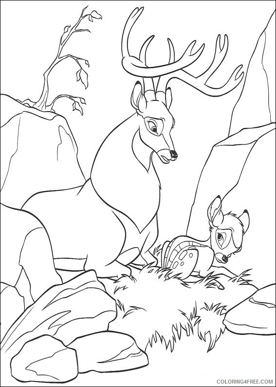 printable bambi coloring pages for kids Coloring4free