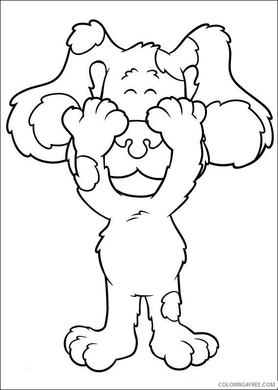 printable blues clues coloring pages for kids Coloring4free