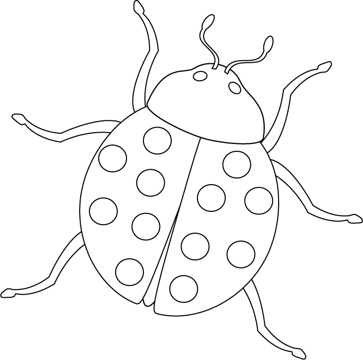 printable bug coloring pages for kids Coloring4free