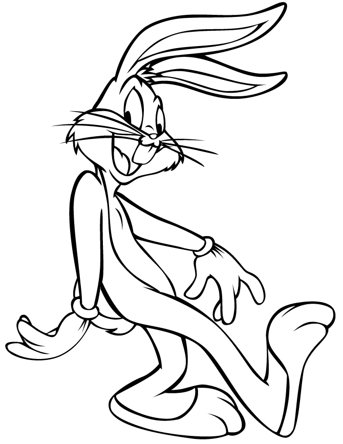 printable bugs bunny coloring pages Coloring4free