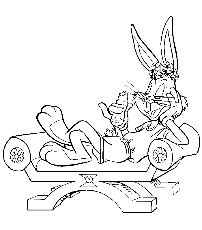 printable bugs bunny coloring pages for kids Coloring4free