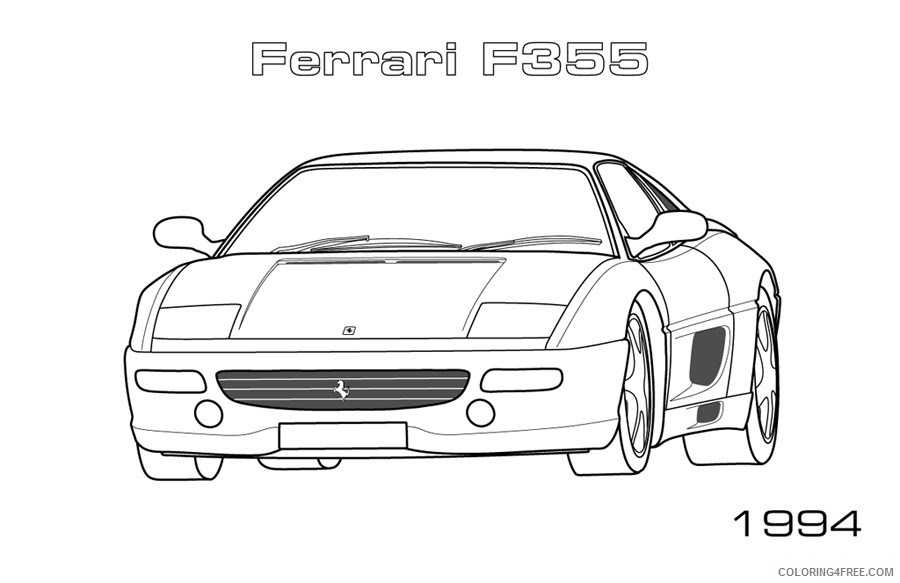 printable car coloring pages Coloring4free