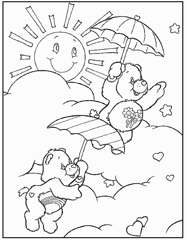 printable care bears coloring pages Coloring4free