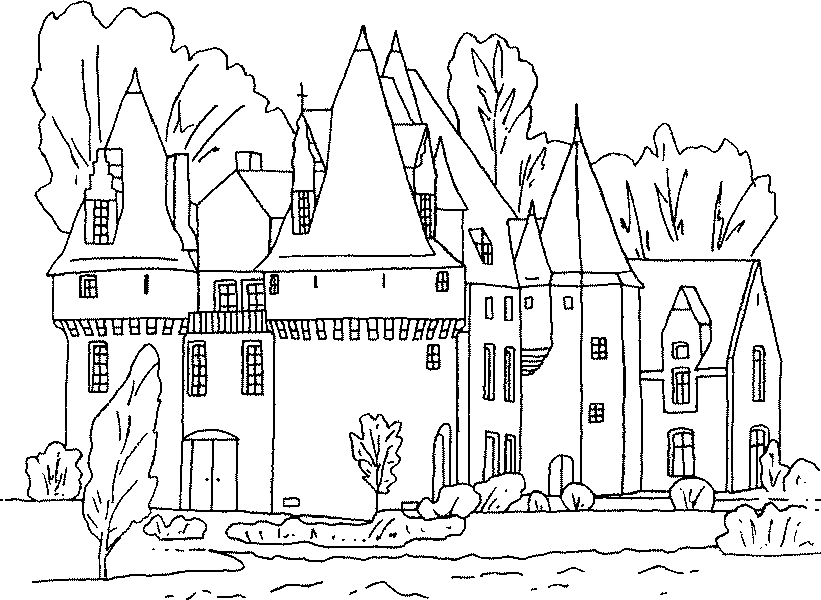 printable castle coloring pages Coloring4free