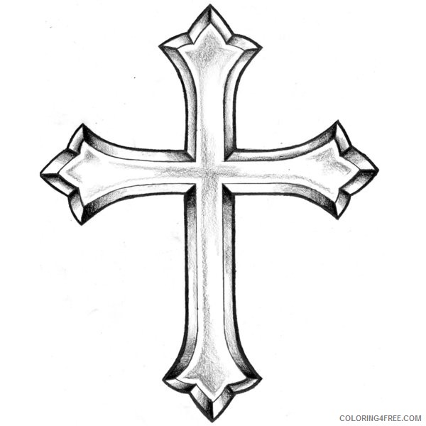 printable cross coloring pages Coloring4free