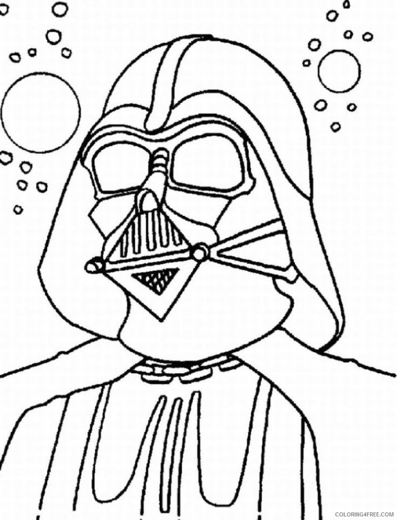 printable darth vader coloring pages for kids Coloring4free