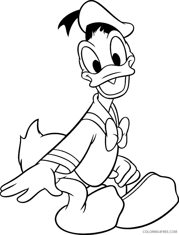 printable donald duck coloring pages Coloring4free