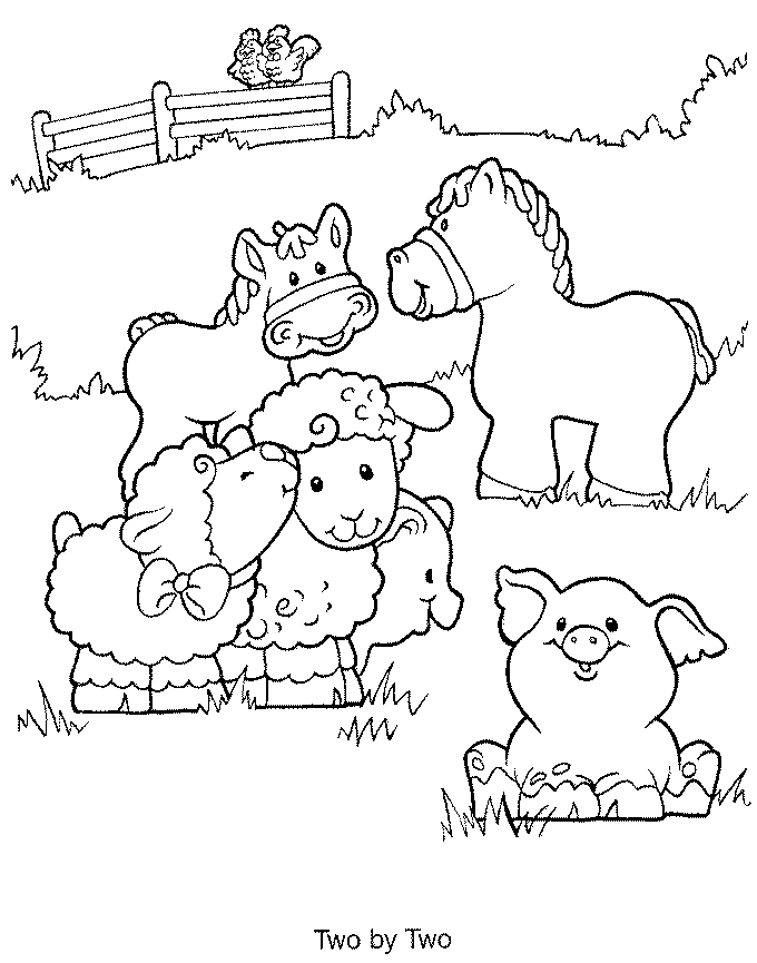 printable farm animal coloring pages for kids Coloring4free