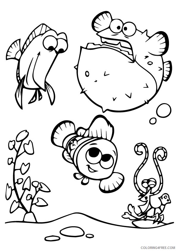 printable finding nemo coloring pages for kids Coloring4free