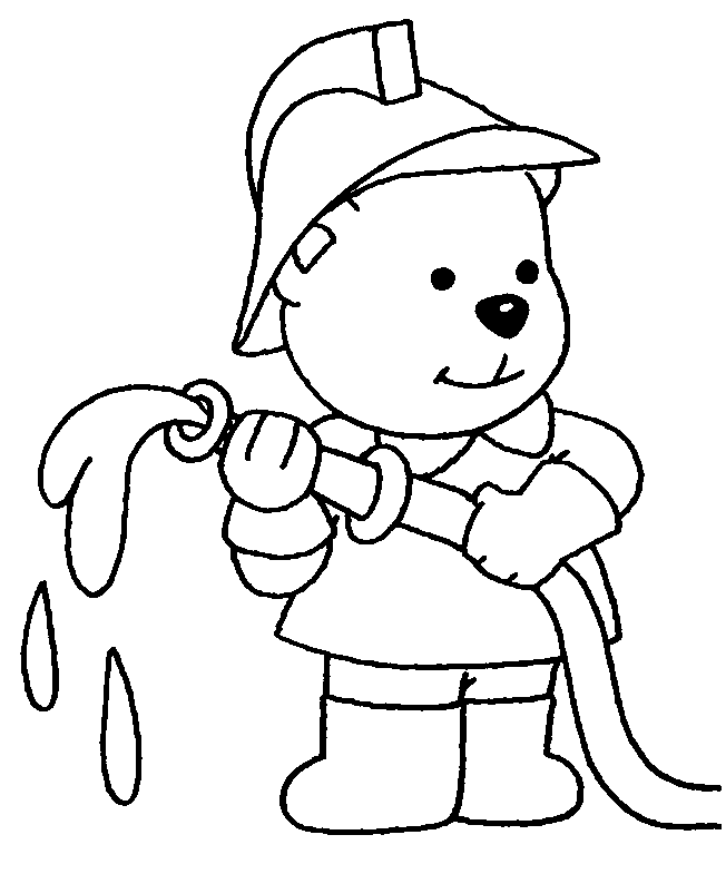 printable firefighter coloring pages for kids Coloring4free